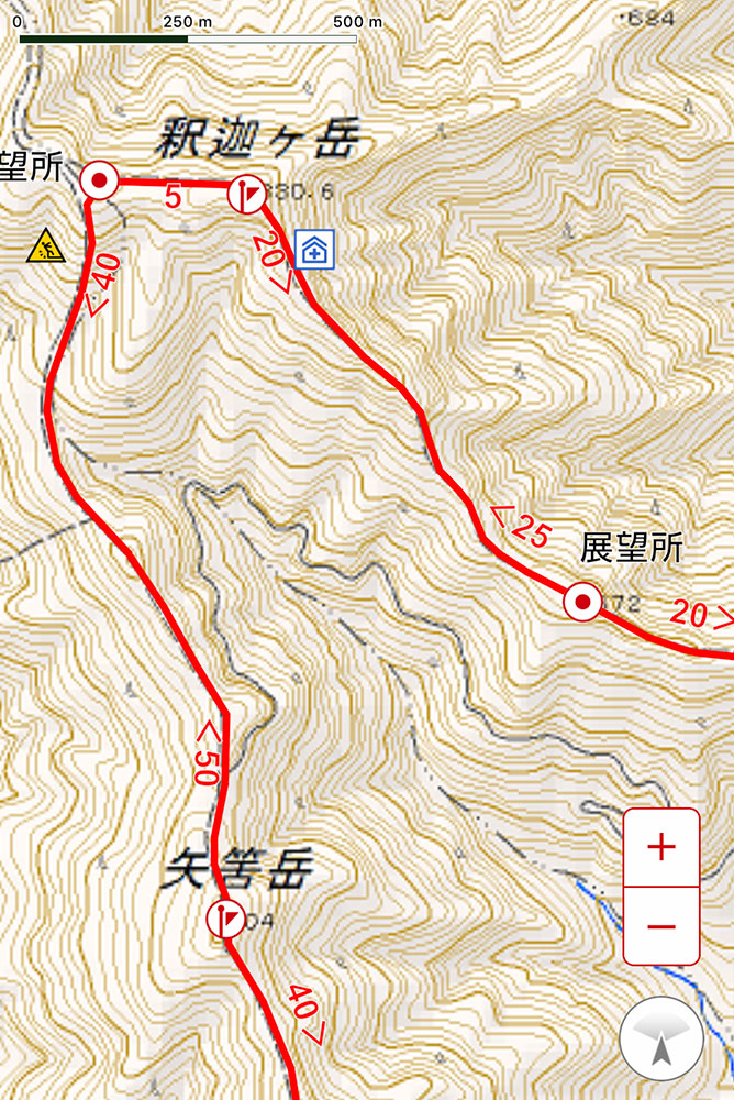 拡大して詳細地図も