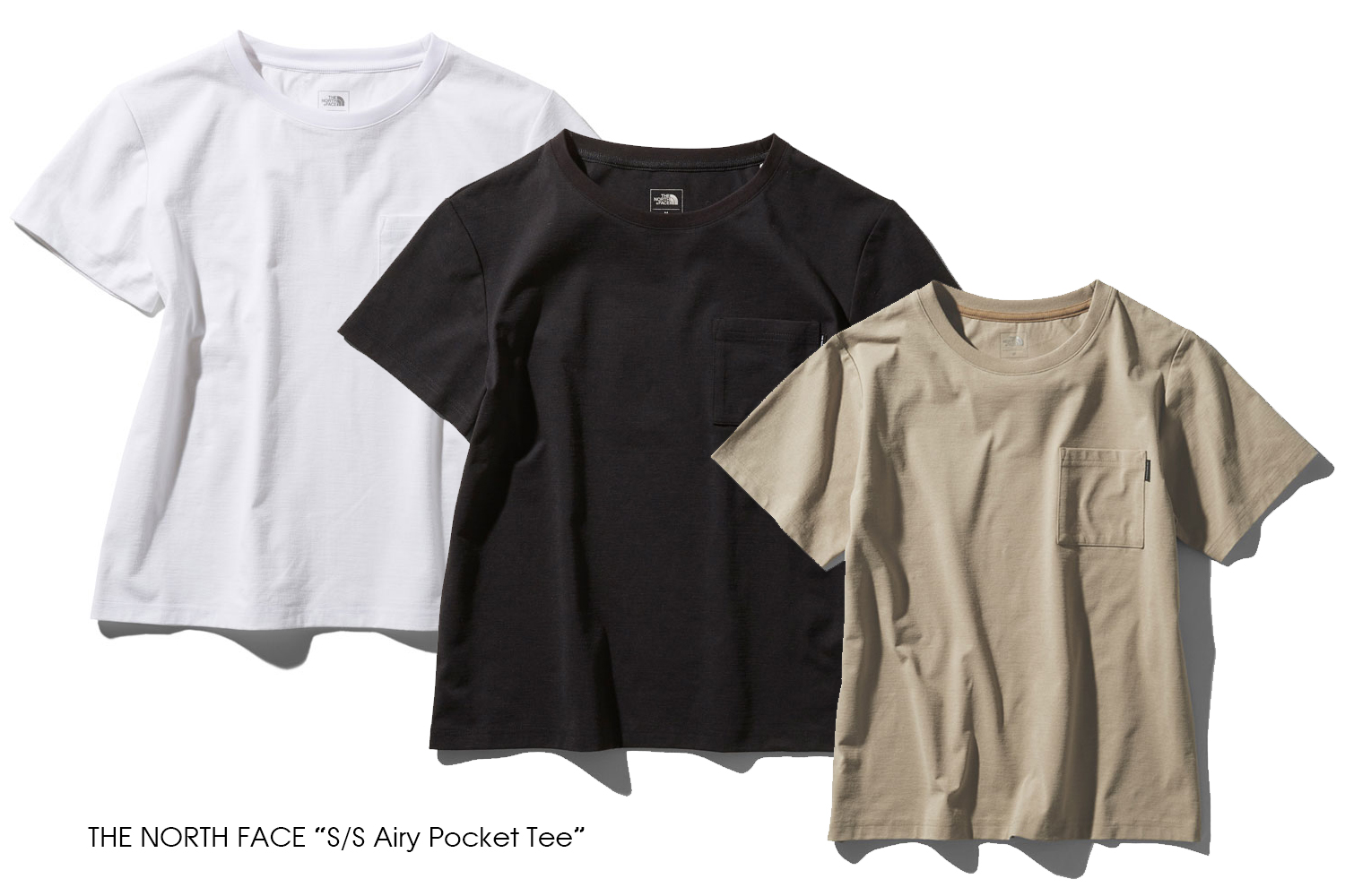 THE NORTH FACE "S/S Airy Pocket Tee"