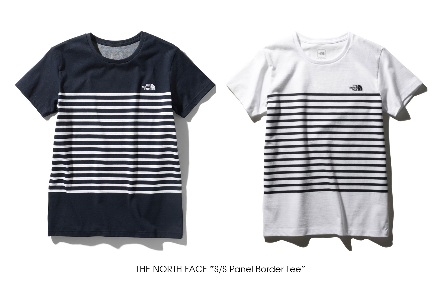 THE NORTH FACE "S/S Panel Border Tee"