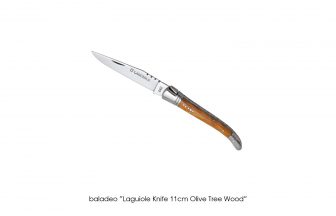 baladeo "Laguiole Knife 11cm Olive Tree Wood"