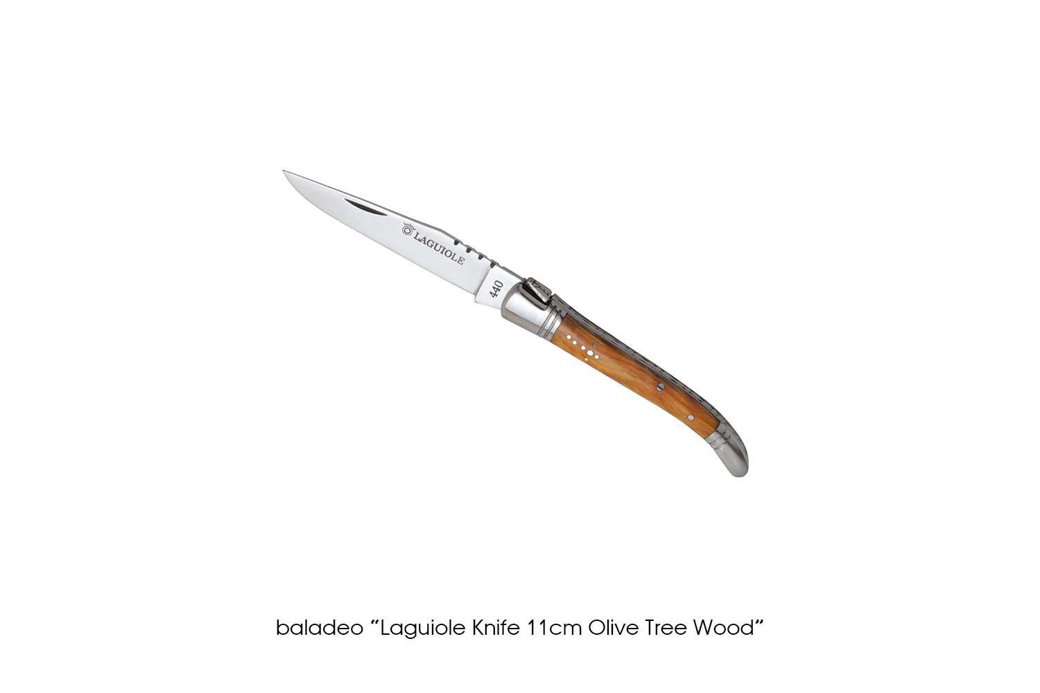 baladeo "Laguiole Knife 11cm Olive Tree Wood"
