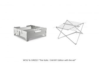 WOLF & GRIZZLY "Fire Safe / Grill M1 Edition with fire set"