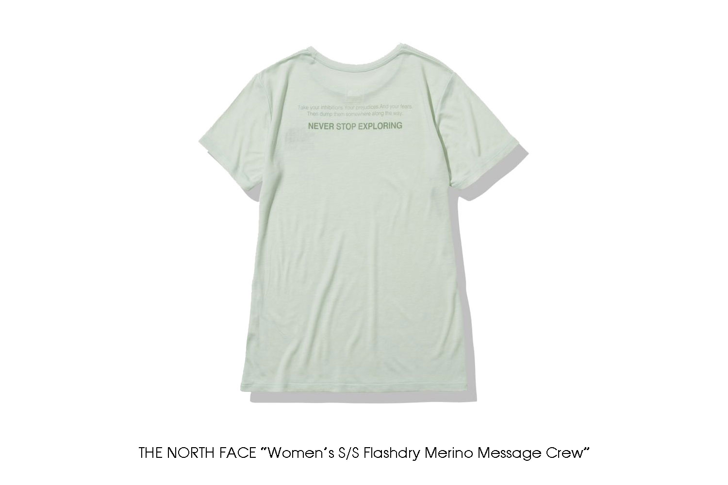 THE NORTH FACE "Women's S/S Flashdry Merino Message Crew"