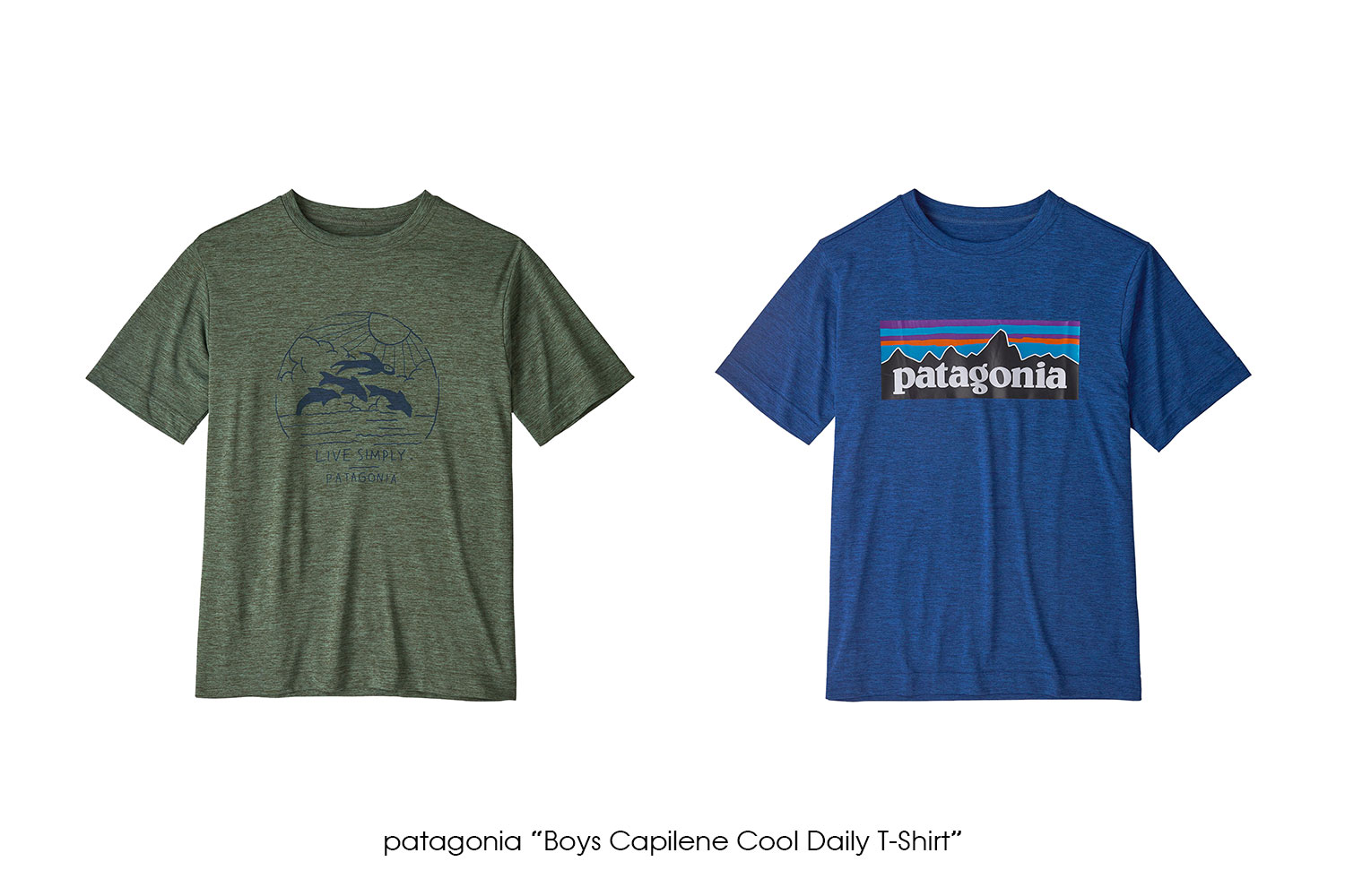 patagonia "Boys Capilene Cool Daily T-Shirt"