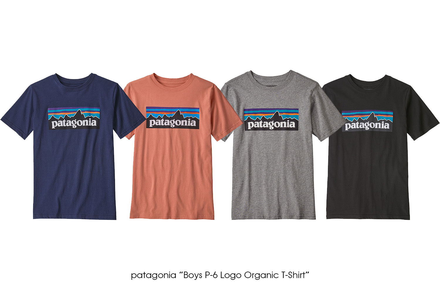 patagonia "Boys P-6 Logo Organic T-Shirt"