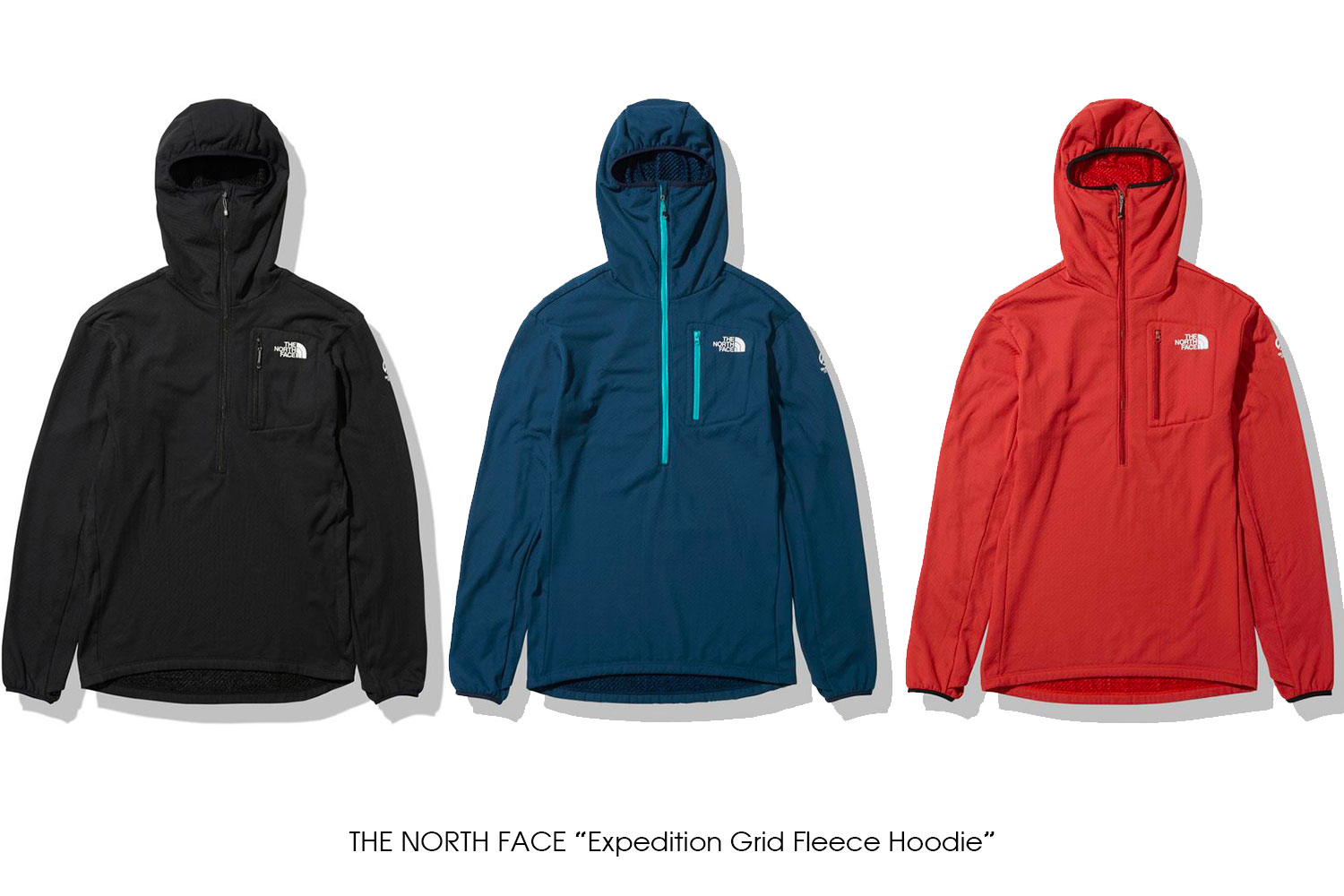 THE NORTH FACE "Expedition Grid Fleece Hoodie"