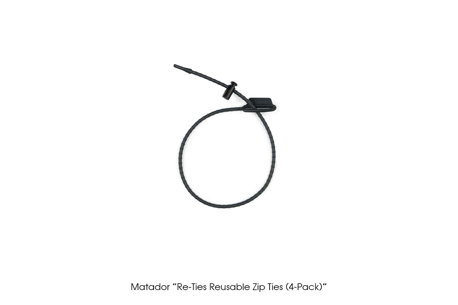 Matador "Re-Ties Reusable Zip Ties (4-Pack)"