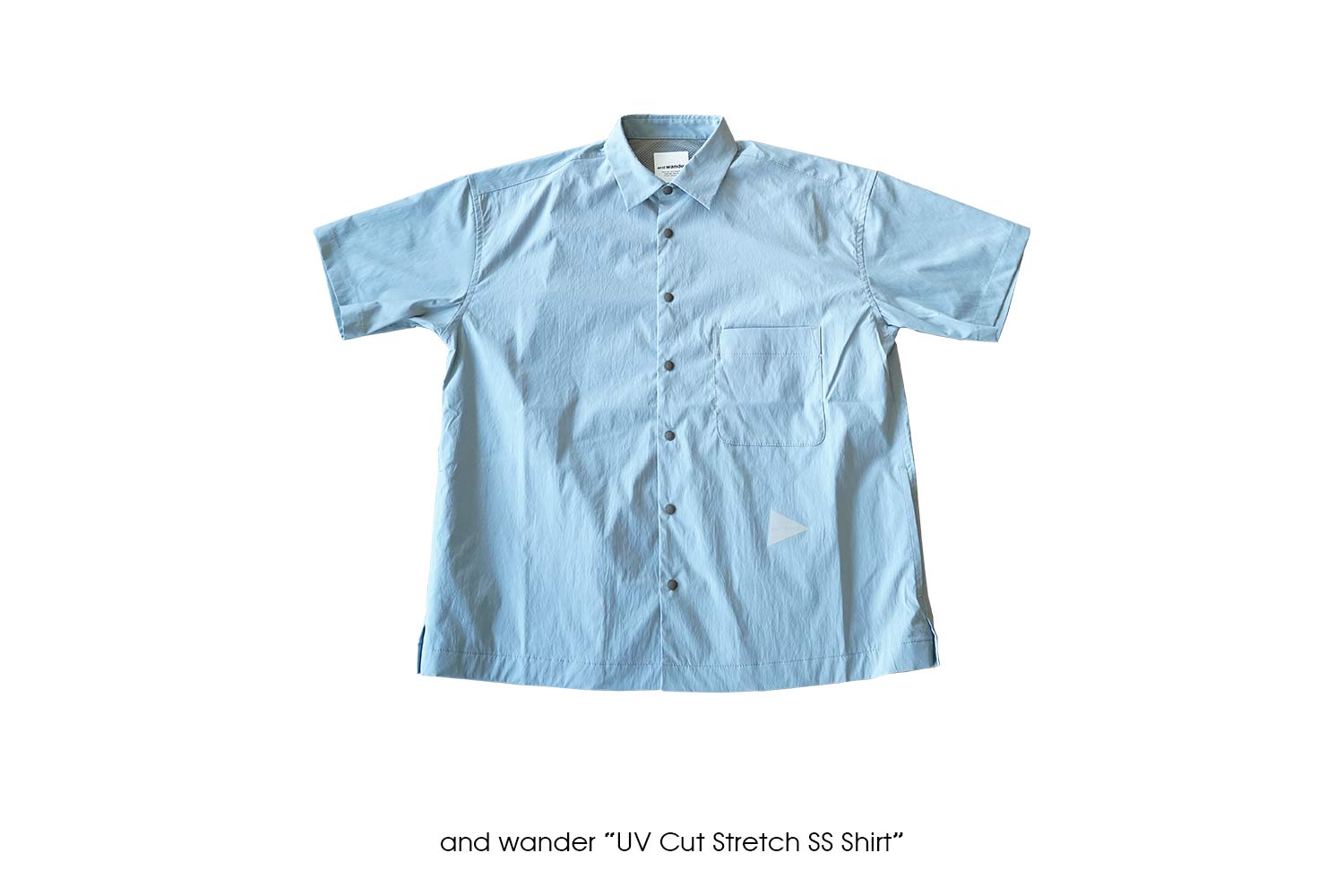 and wander “UV Cut Stretch SS Shirt” | PORTAL(ポータル)