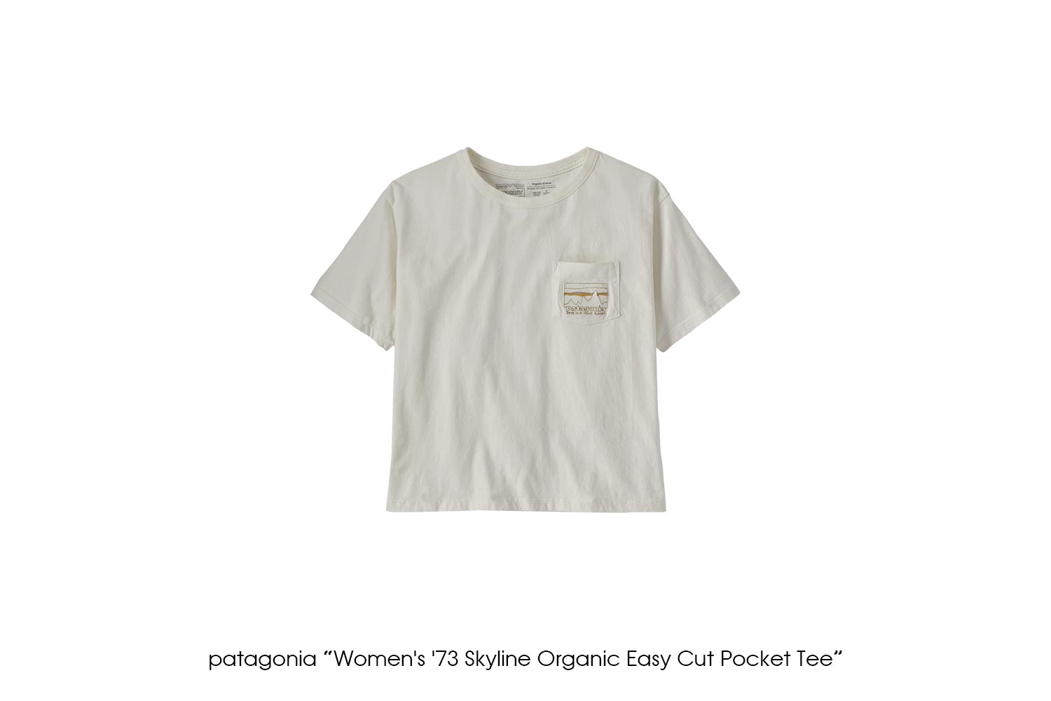 patagonia "Women's '73 Skyline Organic Easy Cut Pocket Tee"