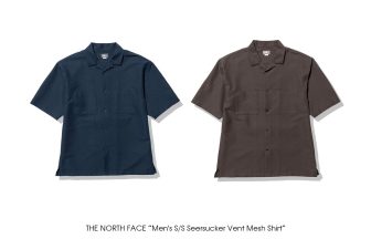 THE NORTH FACE "Men's S/S Seersucker Vent Mesh Shirt"