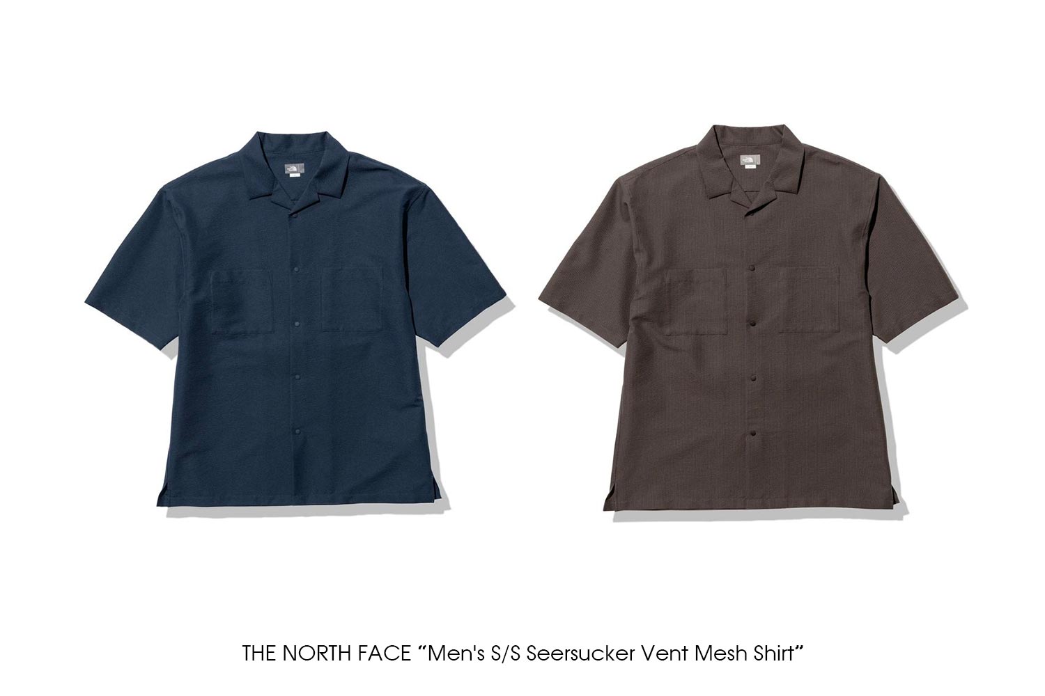 THE NORTH FACE "Men's S/S Seersucker Vent Mesh Shirt"