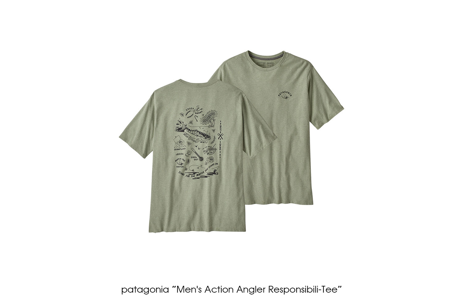 patagonia "Men's Action Angler Responsibili-Tee"