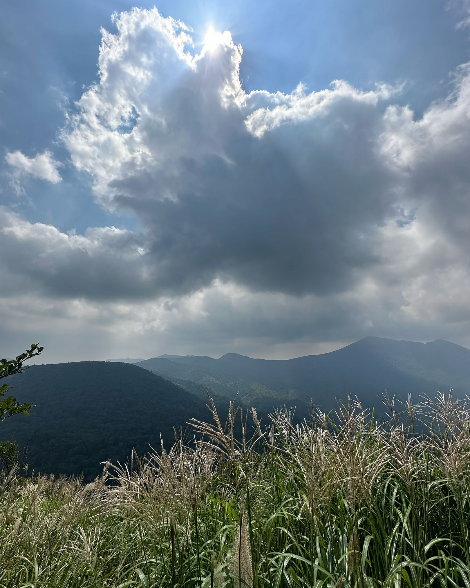 霧島山系の山々を見納め