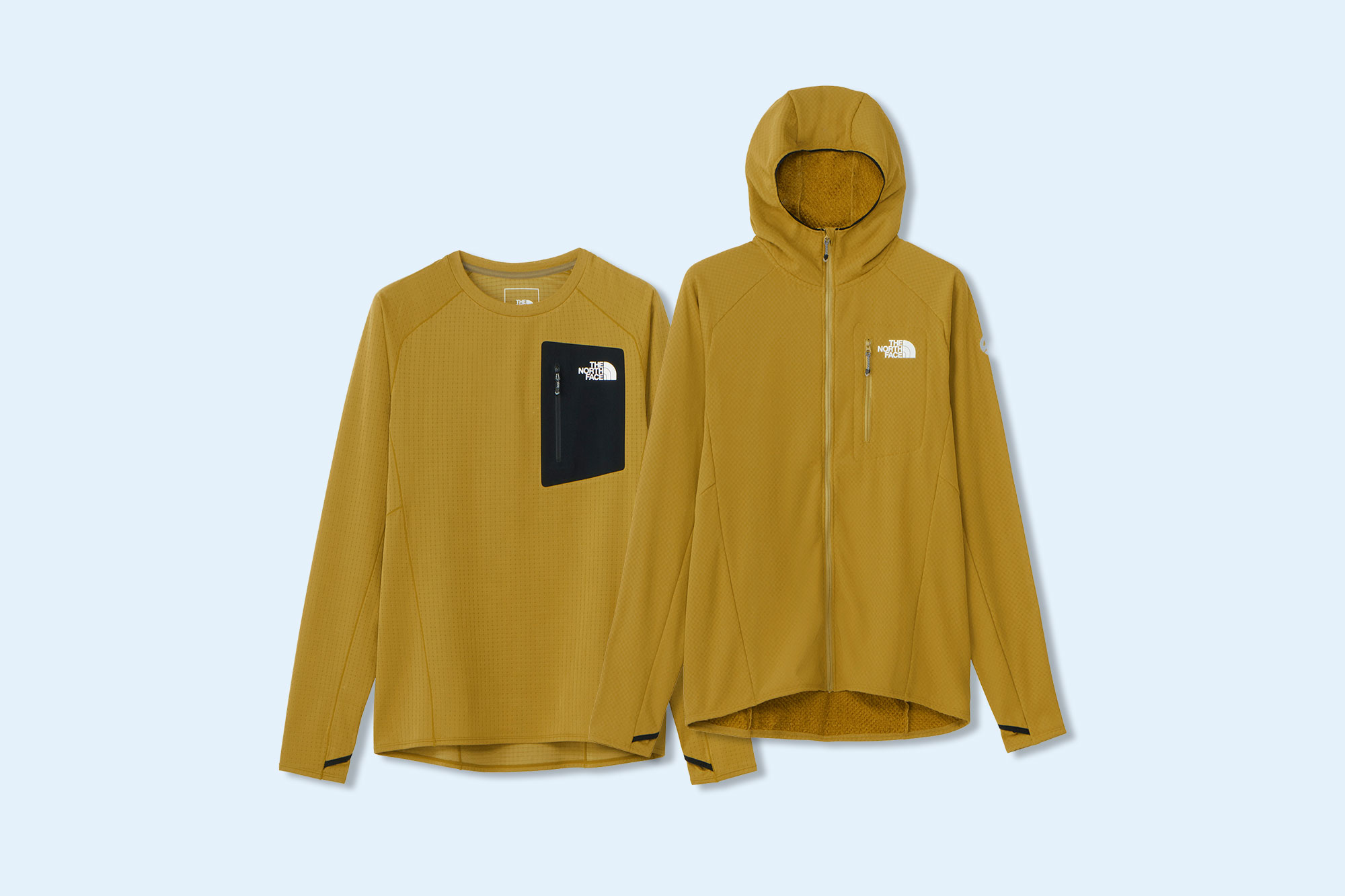 THE NORTH FACE "Expedition Dry Dot" & "Expedition Grid Fleece"