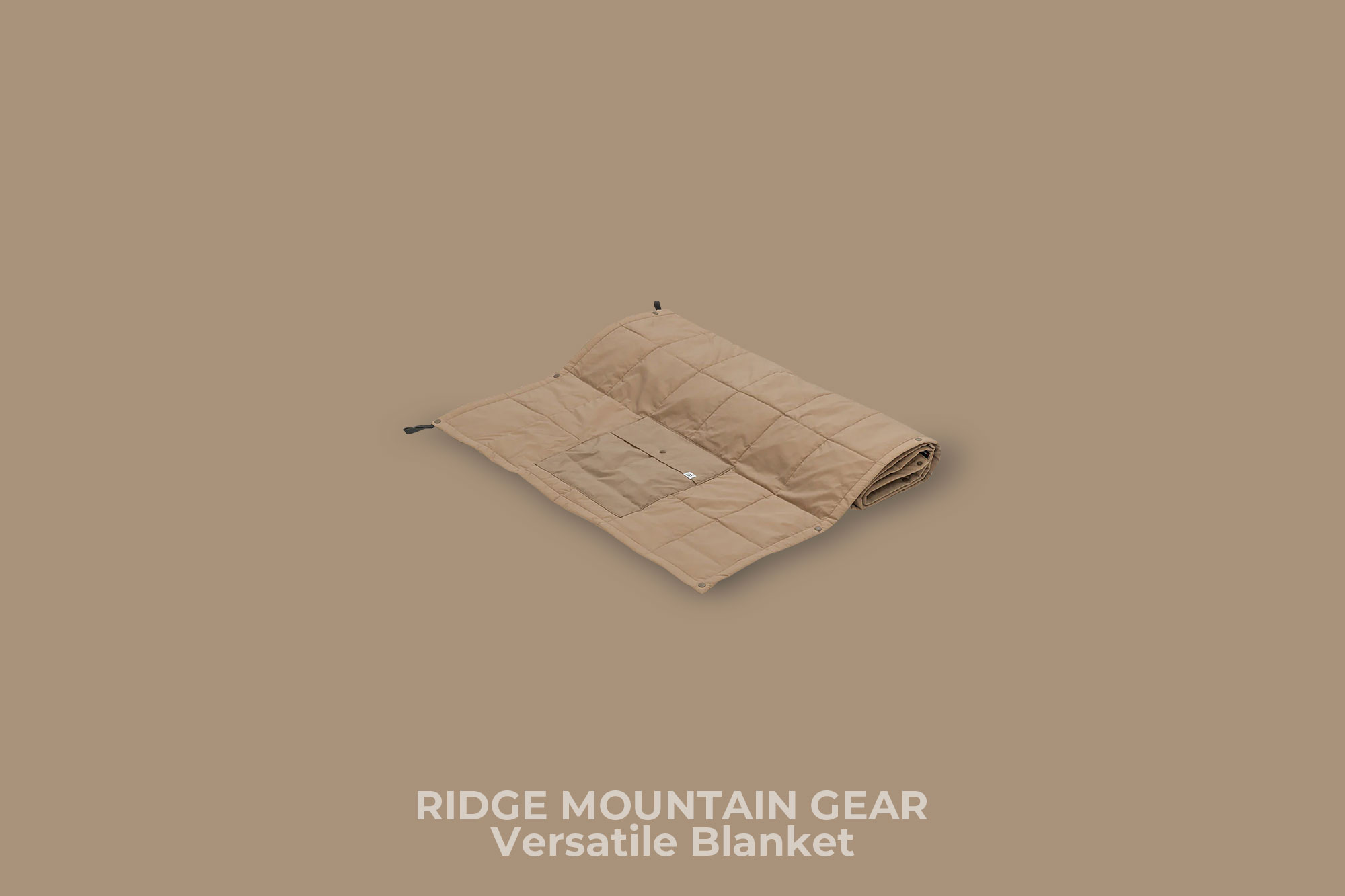 RIDGE MOUNTAIN GEAR "Versatile Blanket" (Warm Taupe)