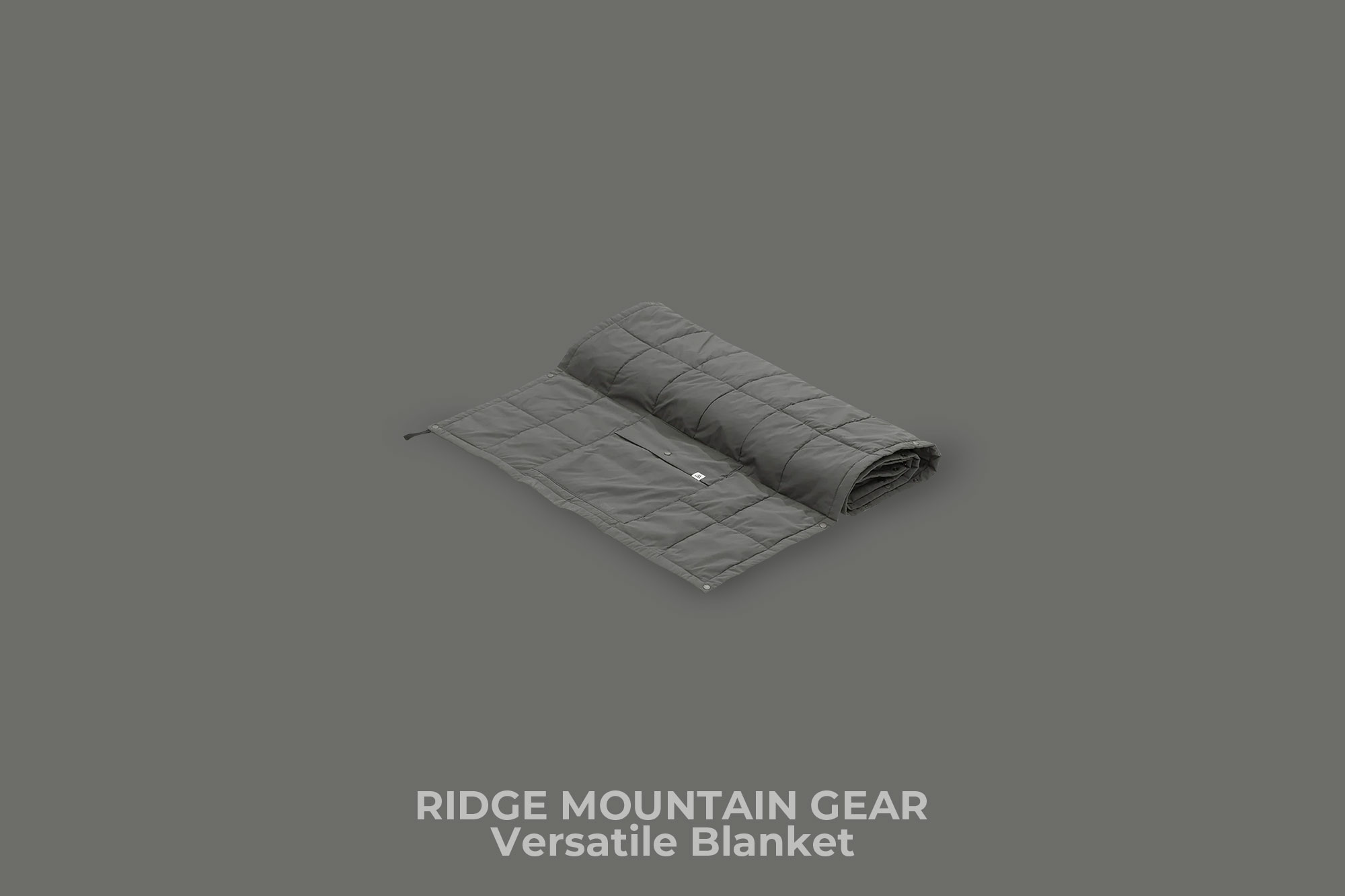 RIDGE MOUNTAIN GEAR "Versatile Blanket" (Pebble Grey)