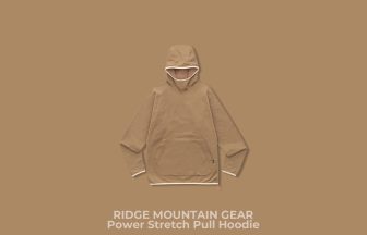 RIDGE MOUNTAIN GEAR "Power Stretch Pull Hoodie" (Desert Dune)