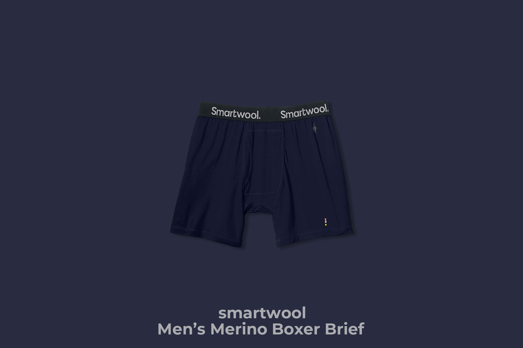 smartwool "Men's Merino Boxer Brief" (Deep Navy)