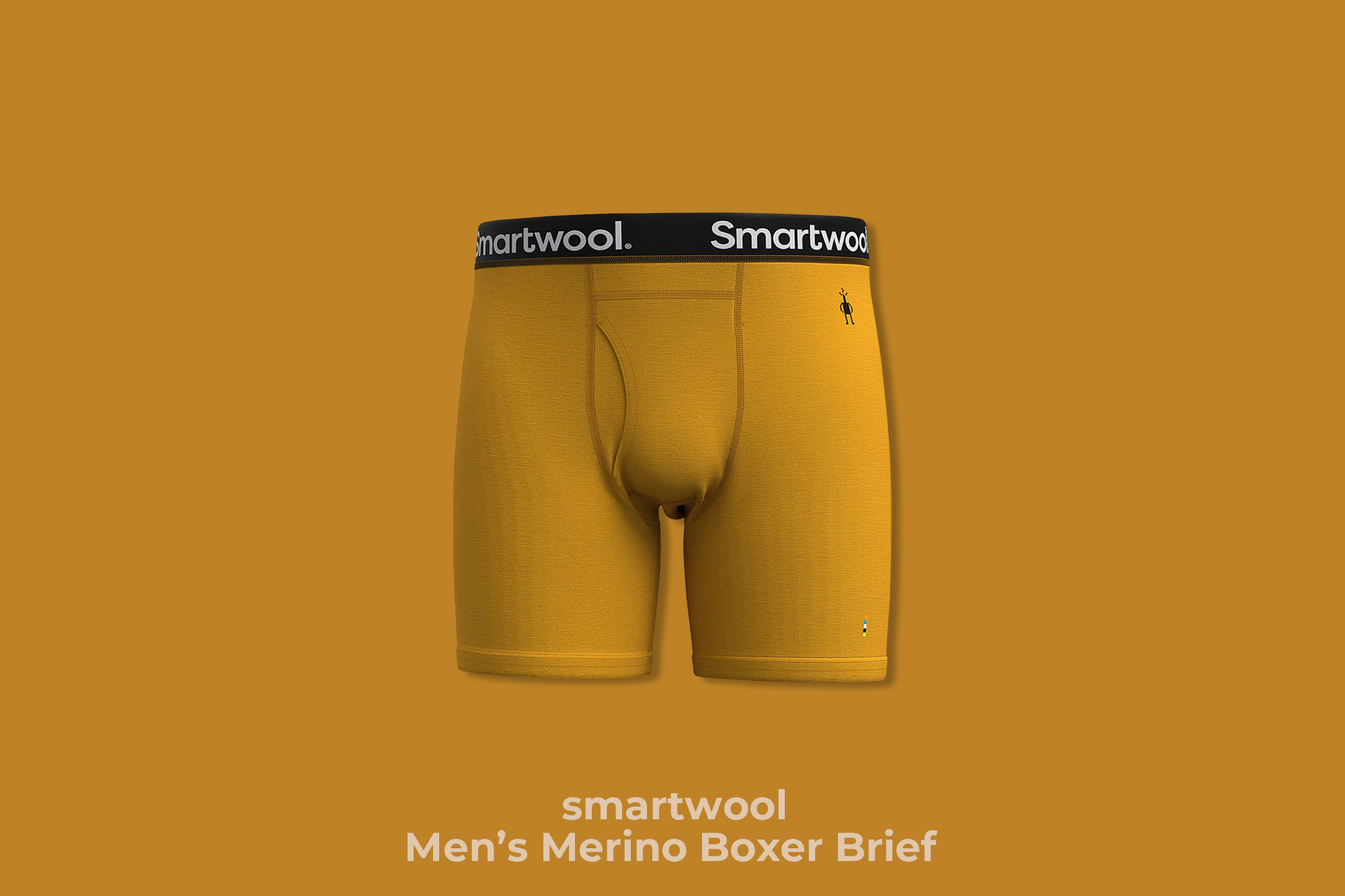 smartwool "Men's Merino Boxer Brief" (HoneyGold)