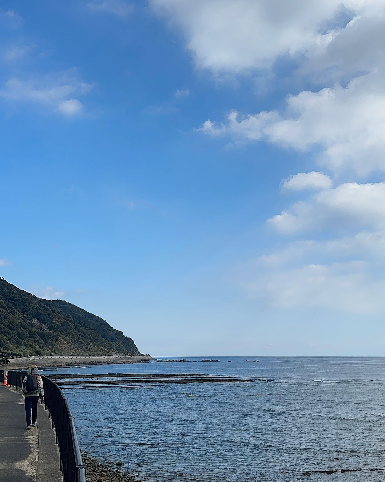 海沿いの道