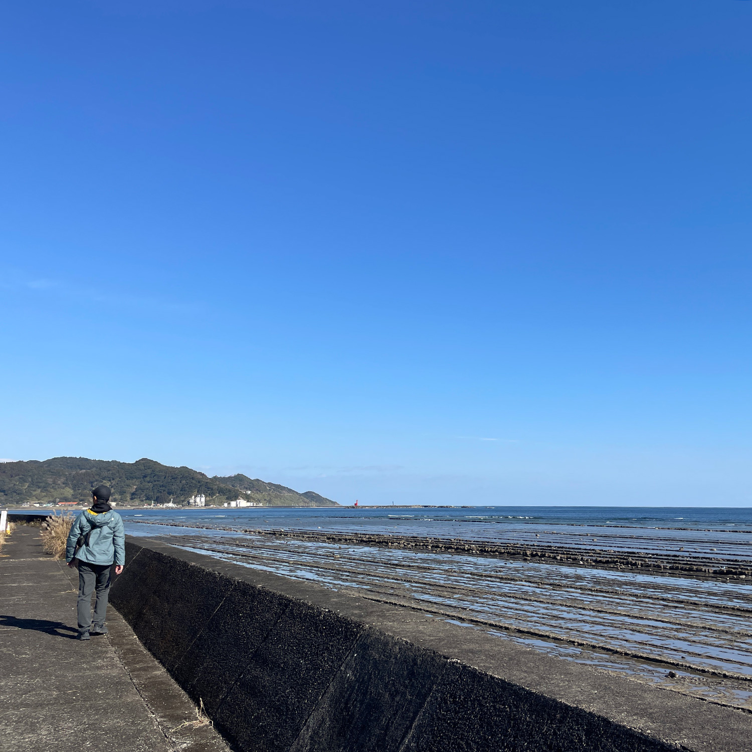 宮崎市内海付近にて