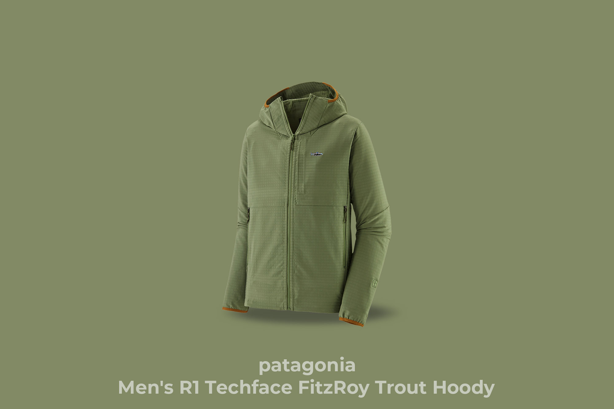 patagonia "Men's R1 Techface FitzRoy Trout Hoody"