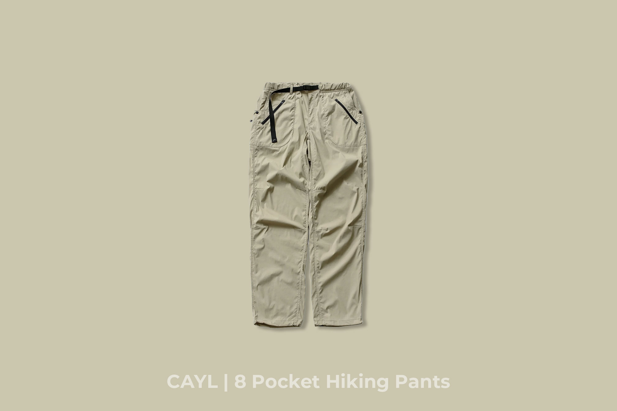 CAYL "8 Pocket Hiking Pants" (color : Beige)