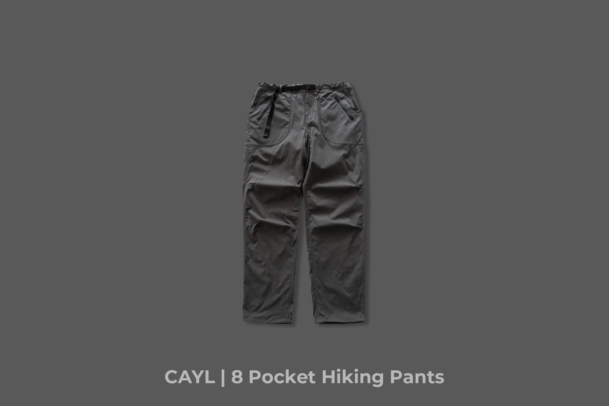 CAYL "8 Pocket Hiking Pants" (color : DarkGrey)