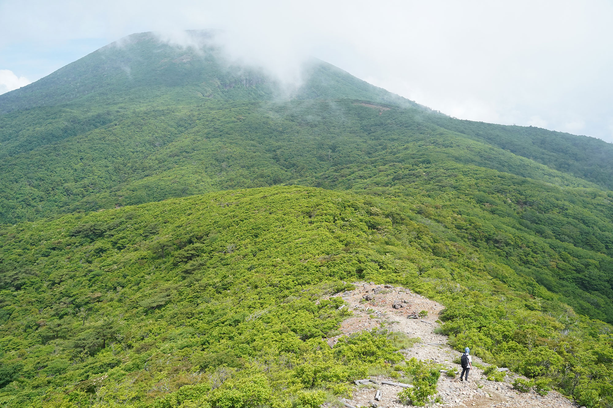 霧島山系にて