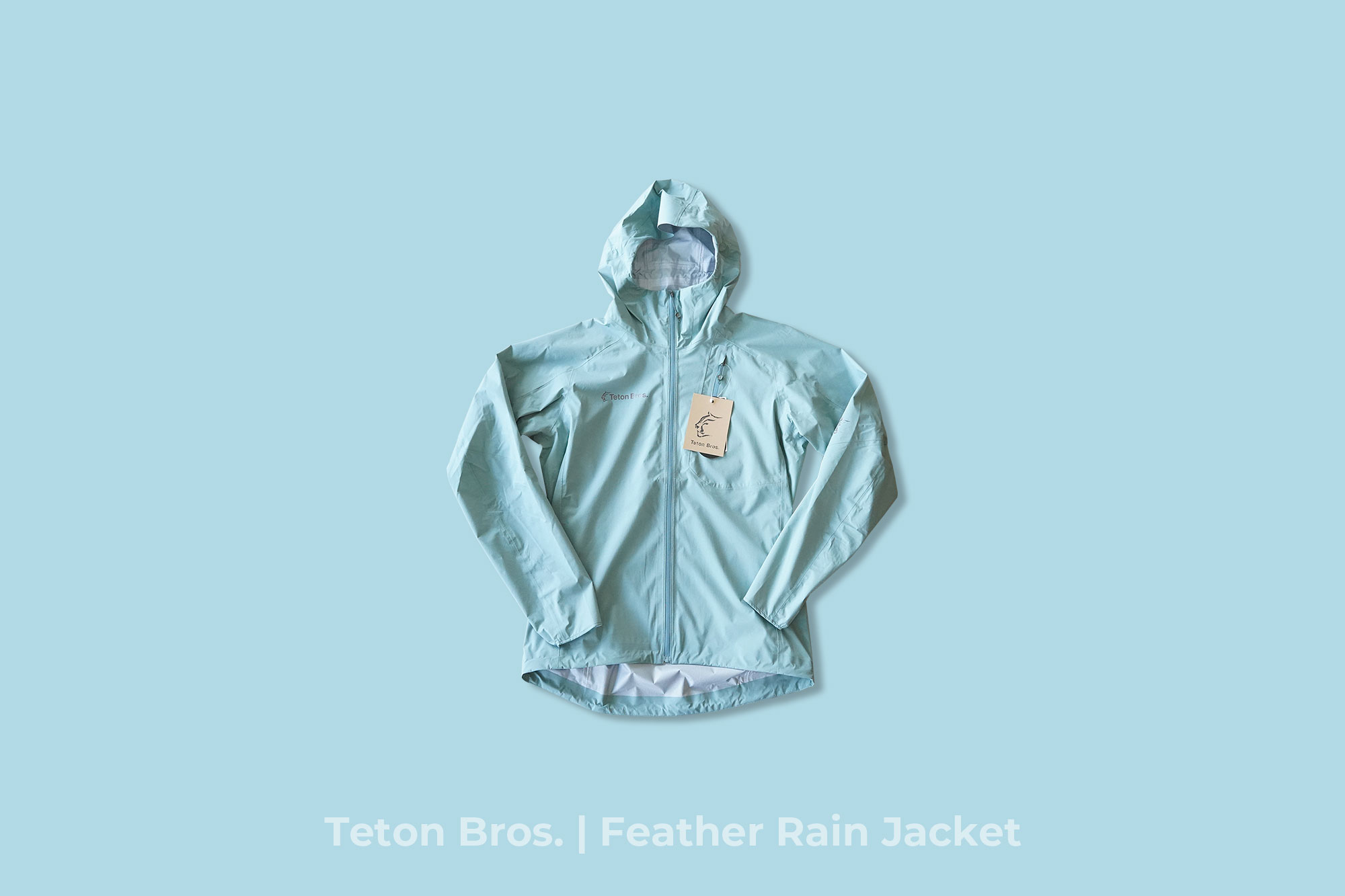 Teton Bros. "Feather Rain Jacket" (GrayishGreen)