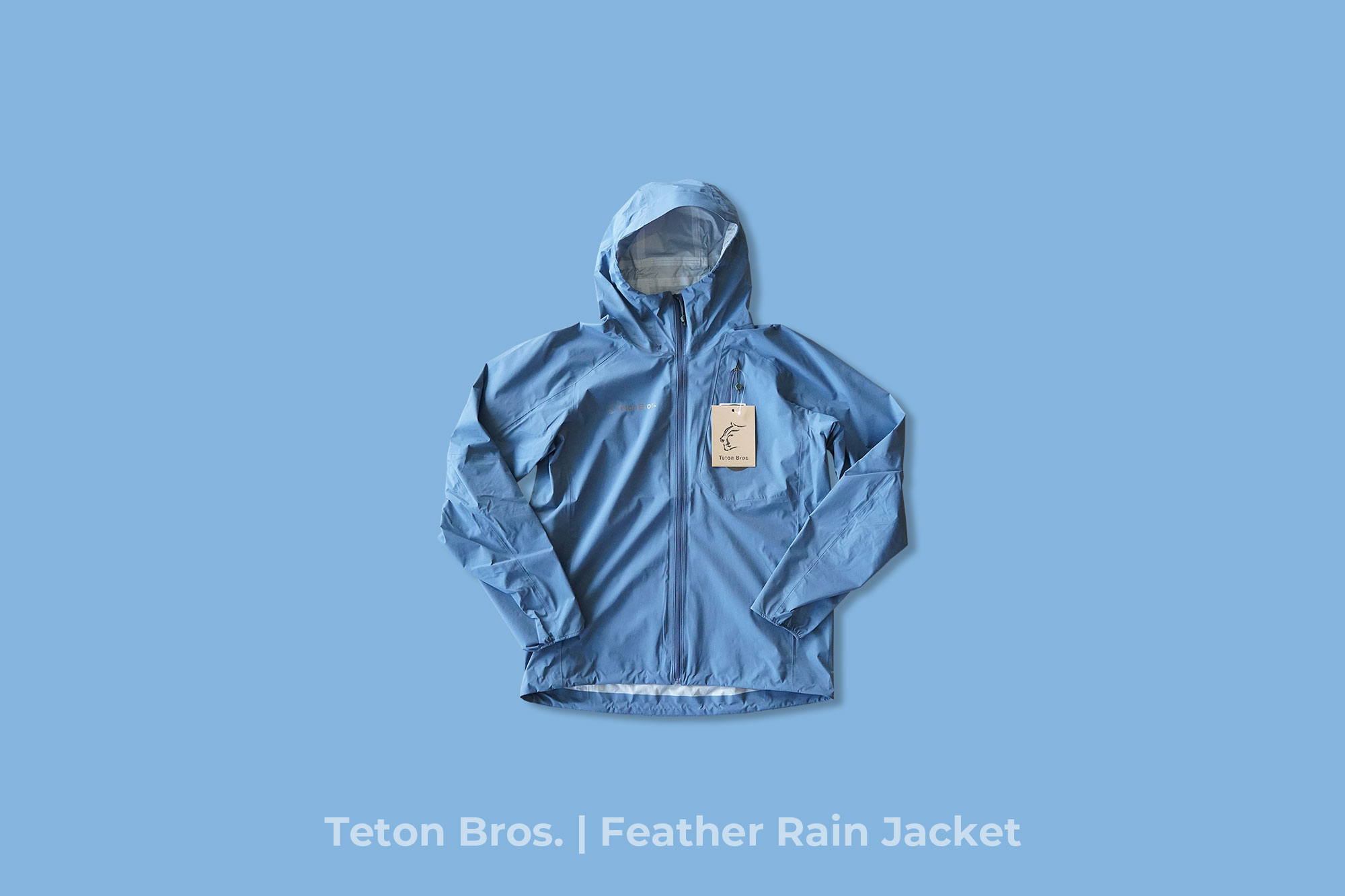 Teton Bros. "Feather Rain Jacket" (Blue)