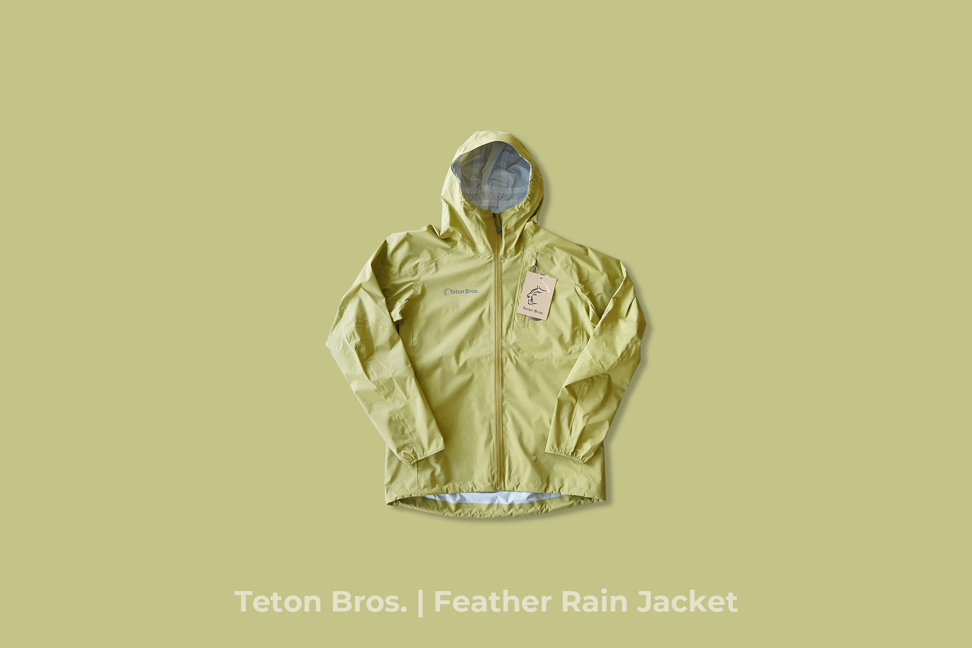 Teton Bros. "Feather Rain Jacket" (Yellow)