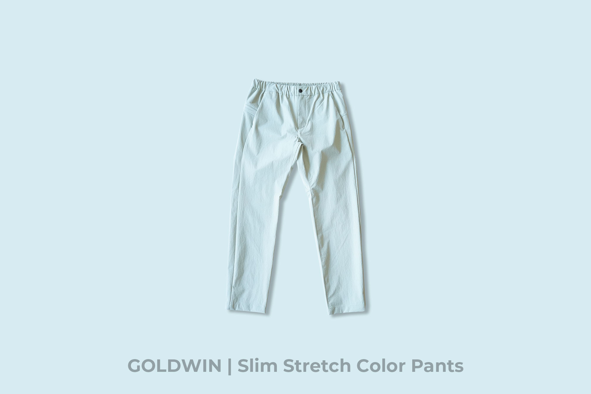 GOLDWIN "Slim Stretch Color Pants" (Color:PL)