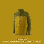 patagonia "Men's Houdini Stash 1/2 Zip Pull Over" (color: BNGZ)