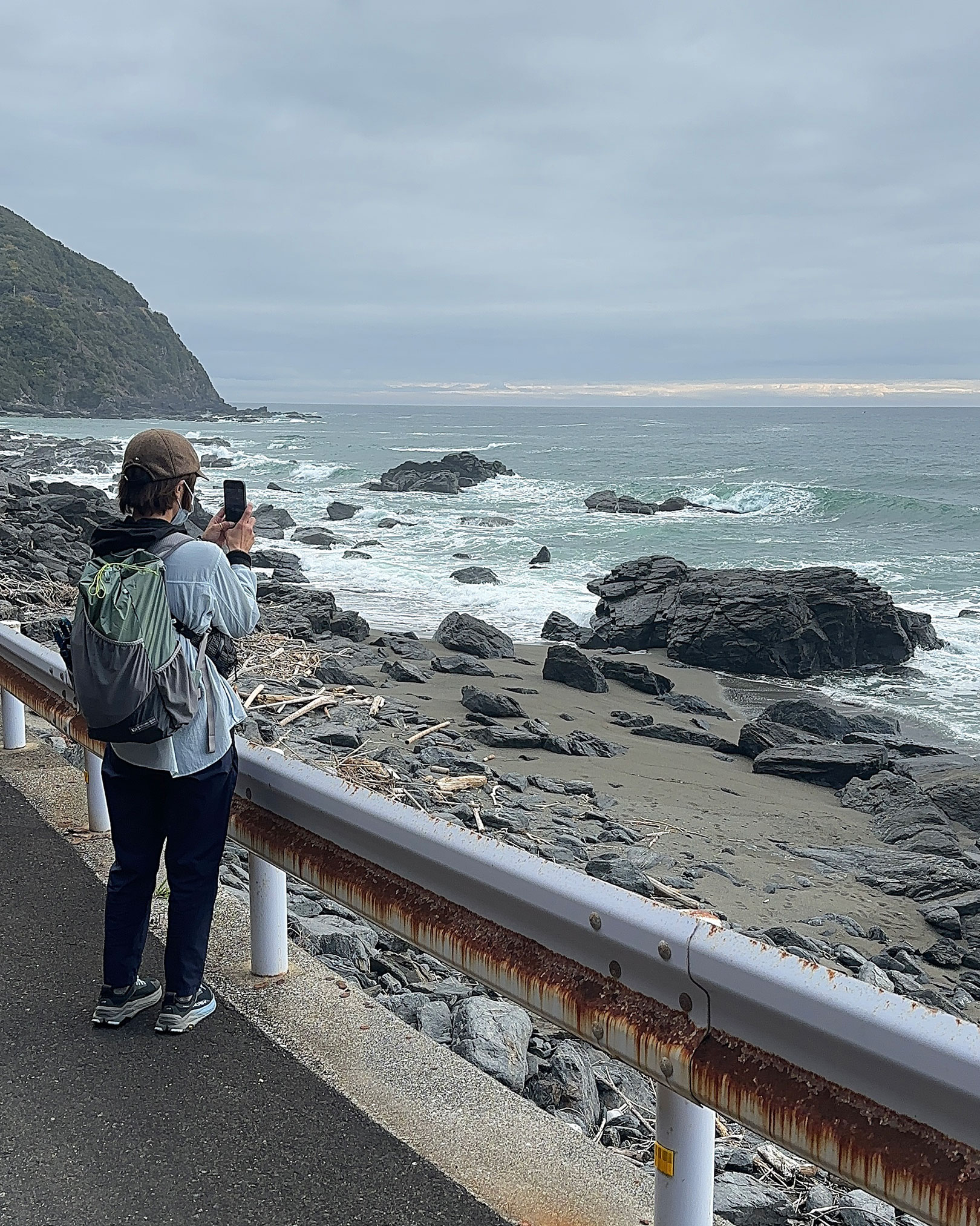 海の間近に