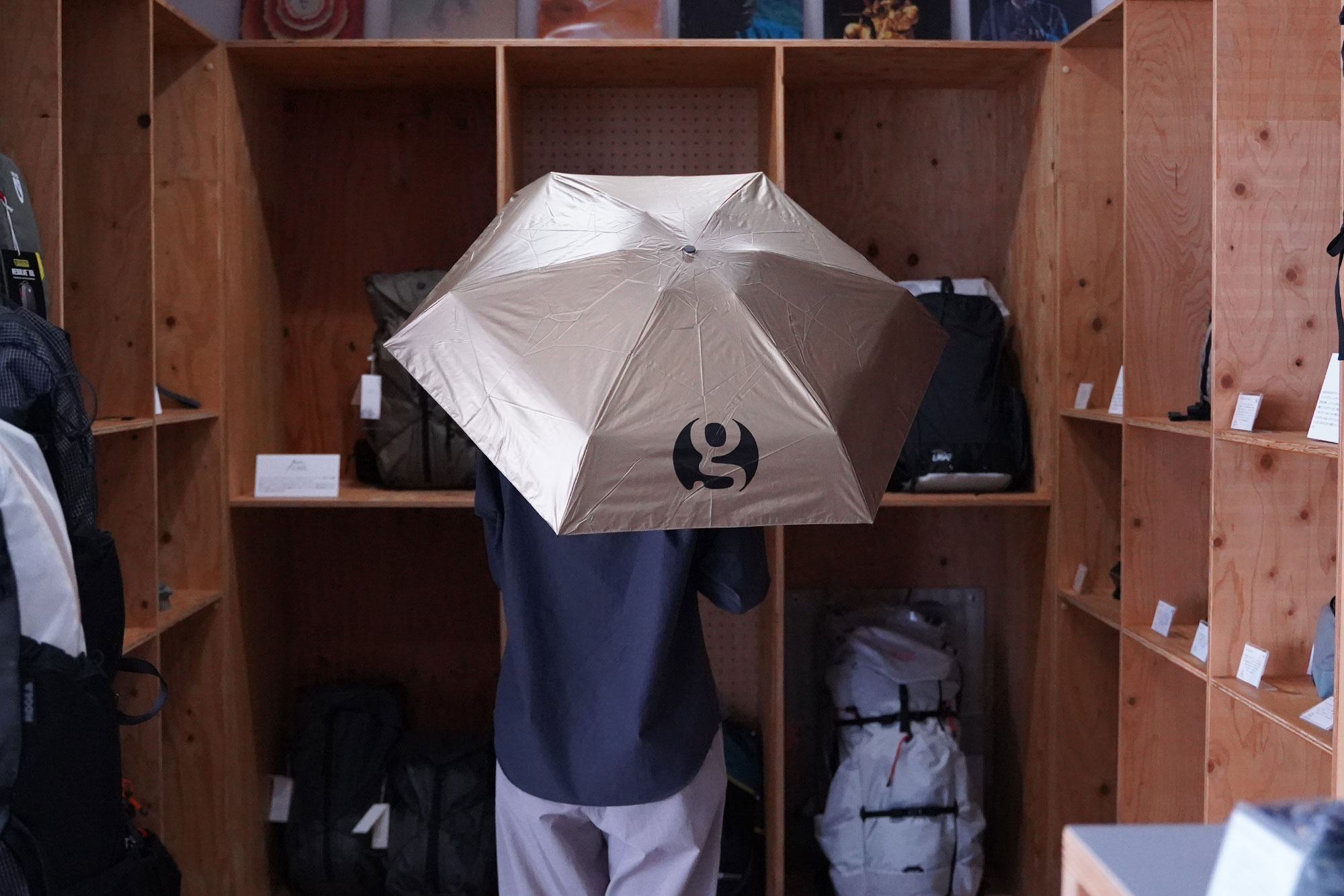 GOSSAMER GEAR "Folding Umbrella" (Gold)