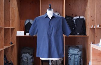 PAPERSKY WEAR "Magazine Check Big Half Shirt"