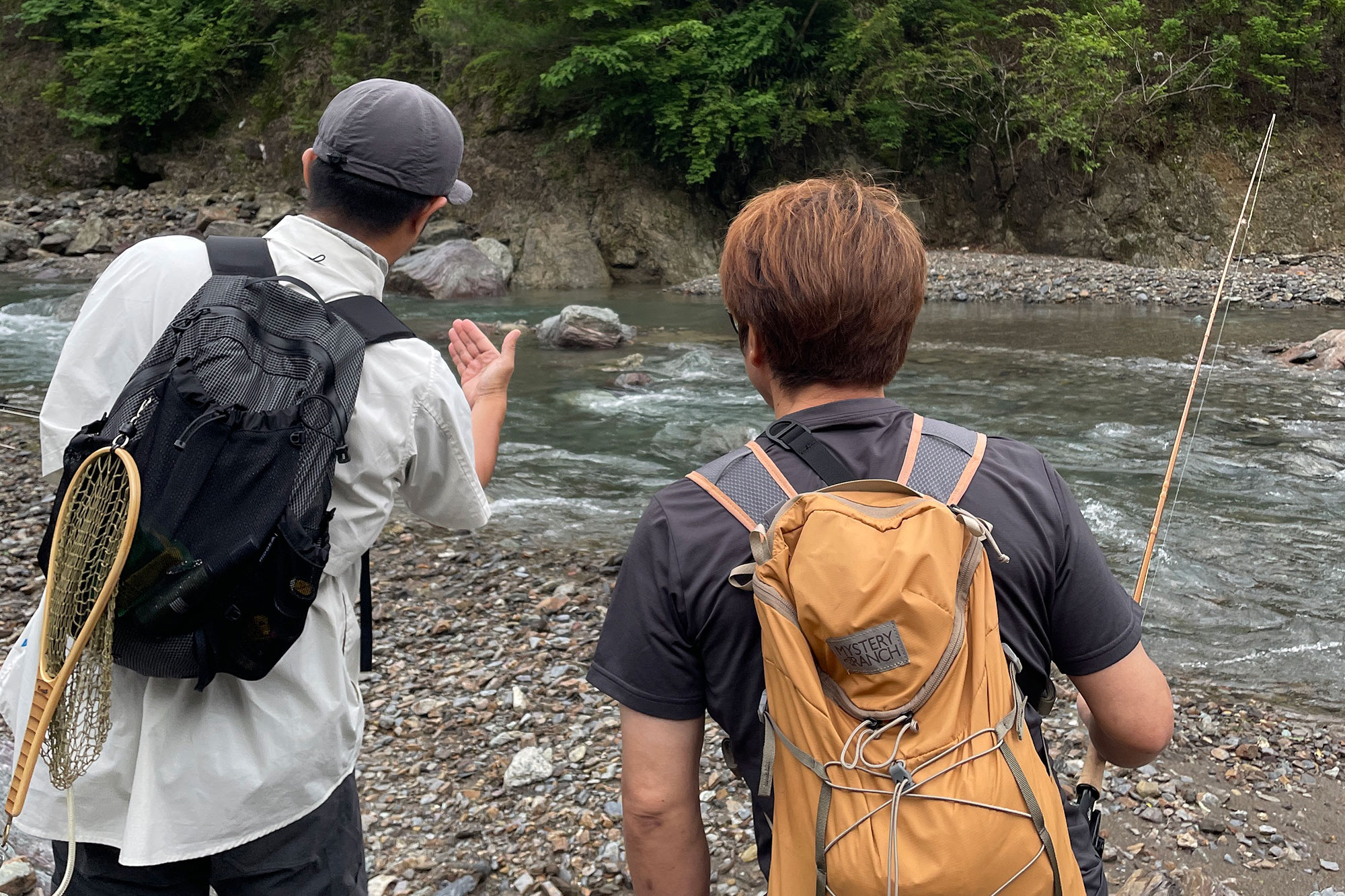 お客さまとの釣行スタート