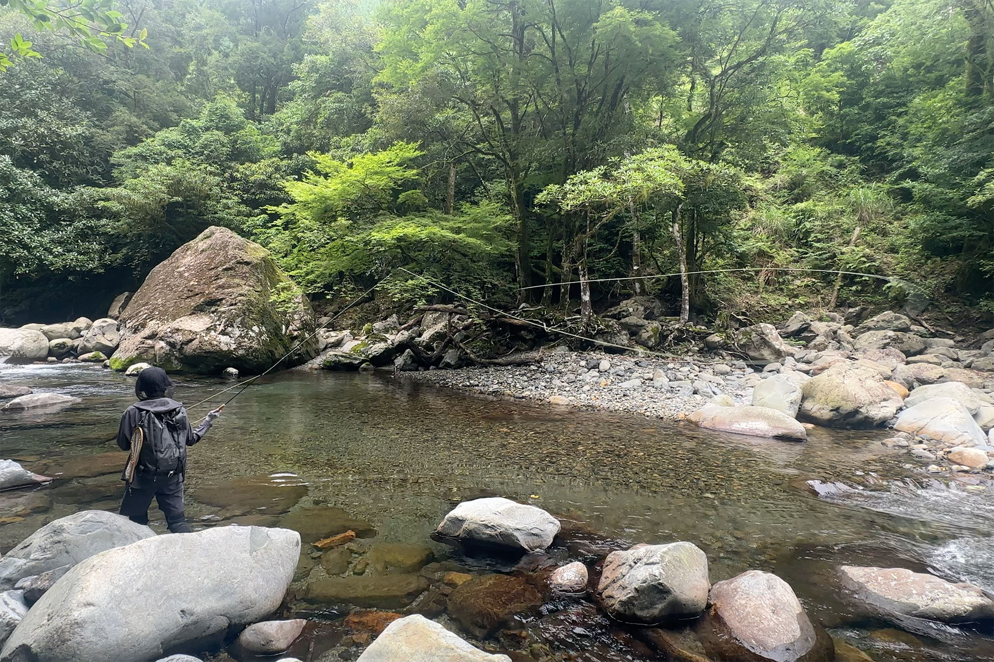 下見中の風景