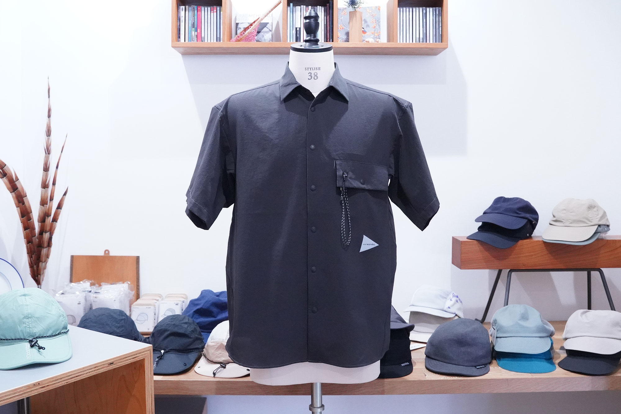 and wander "Dry Breathable SS Shirt"